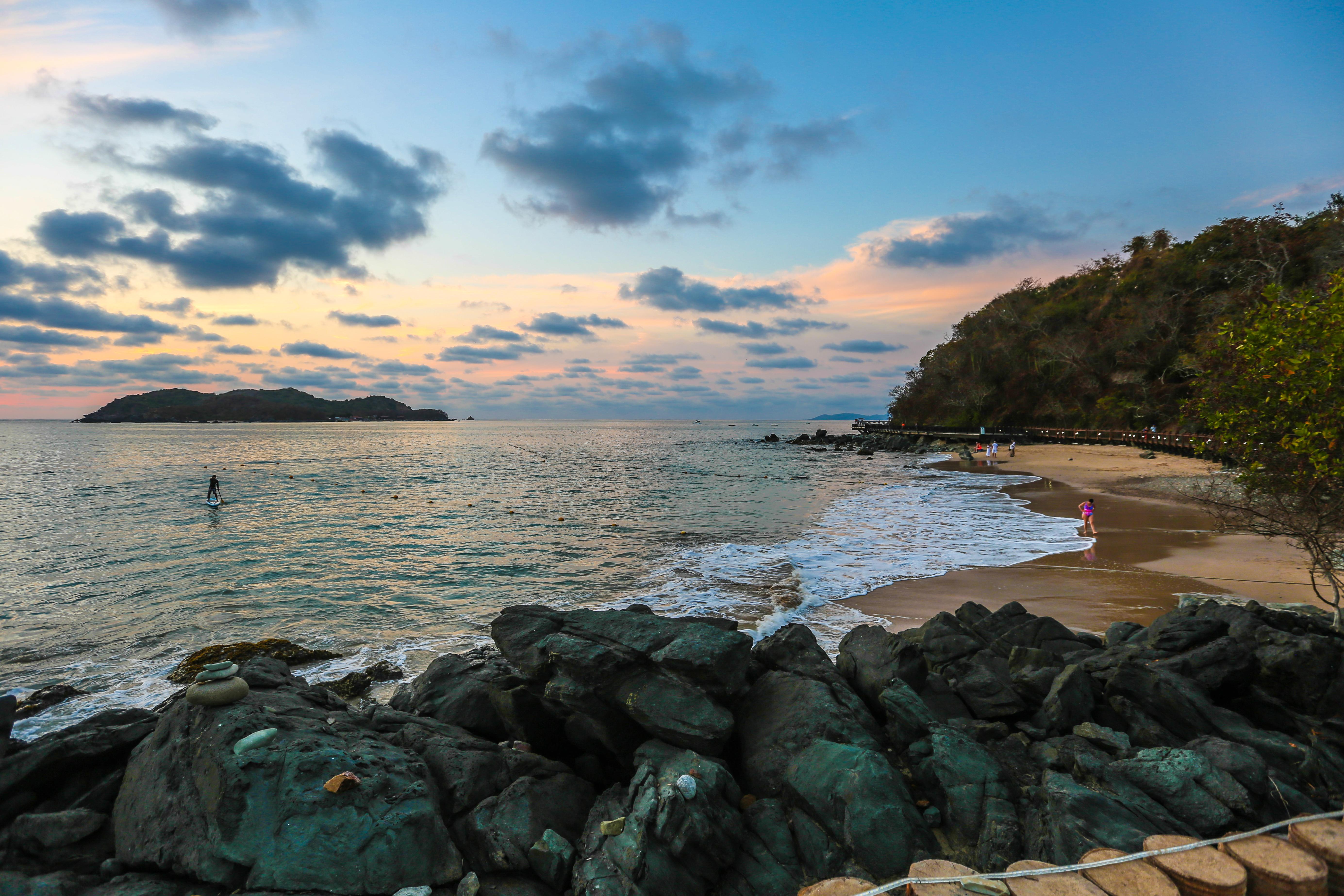 Azul Ixtapa Grand All Inclusive Suites - Spa & Convention Center Luaran gambar Sunset at the beach